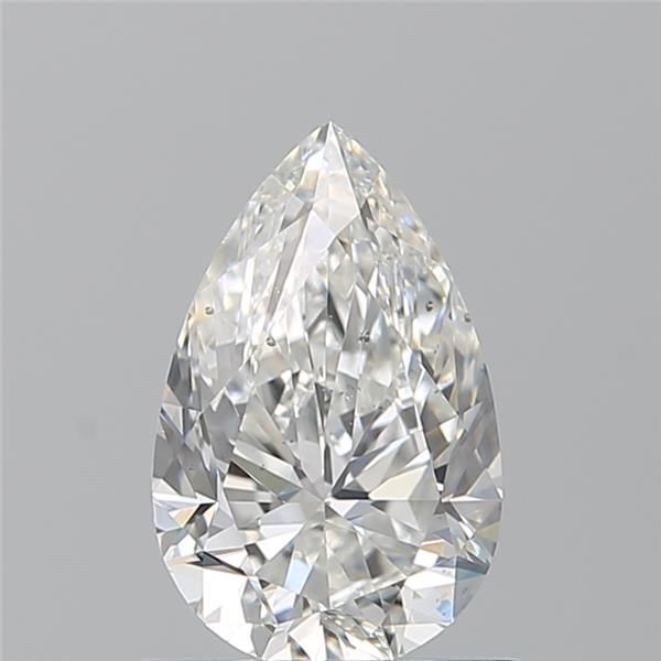 Diamond Natural 0,9Ct G-SI1 Pear - GIA7552000327