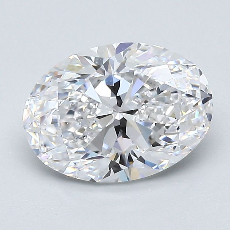 Diamond Natural 1,7Ct D-SI1 Oval - GIA1529073217