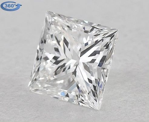 Diamond Natural 0,7Ct E-VS1 Princess - GIA6322081429