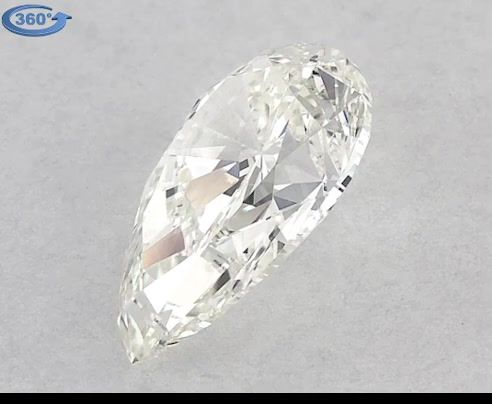 Diamond Natural 1,2Ct K-SI1 Pear - GIA6322054317