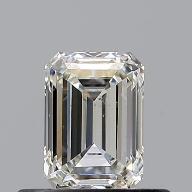 Diamond Natural 0,51Ct J-SI1 Emerald - GIA5556056726