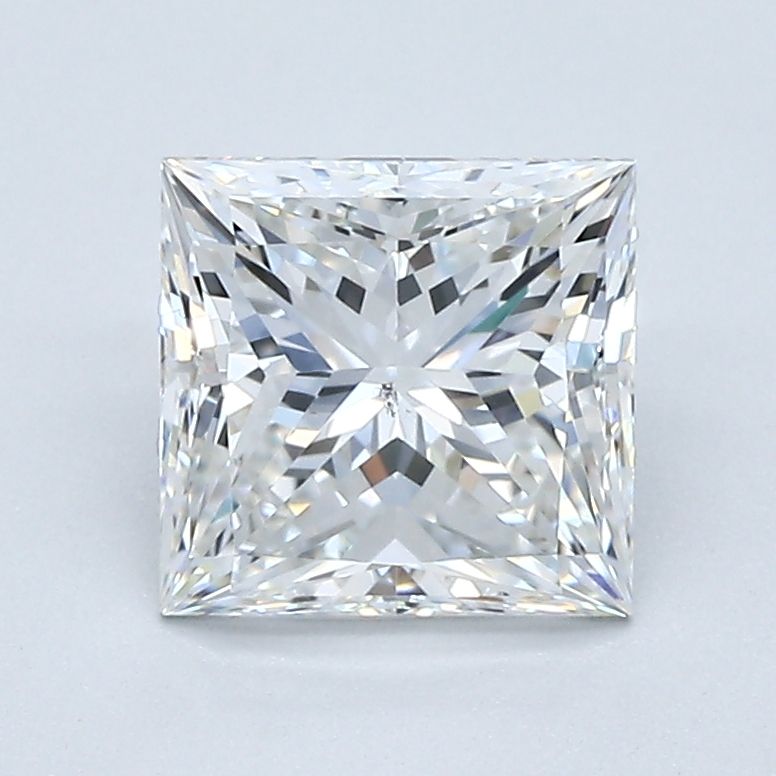Diamond Natural 1,71Ct F-SI1 Princess - GIA2527240448