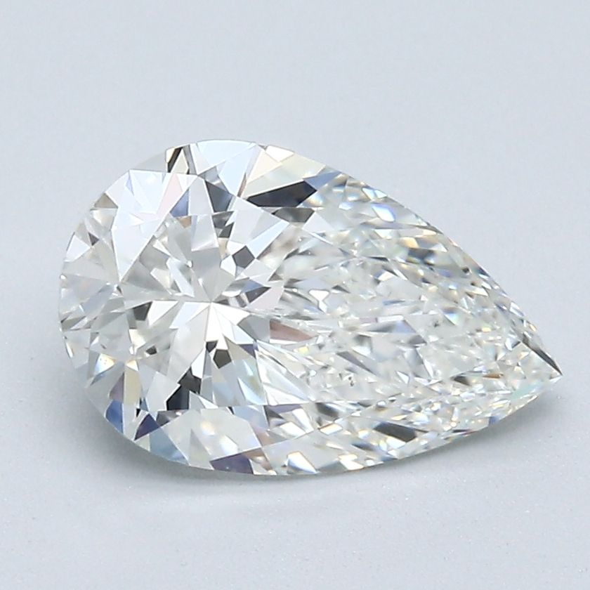 Diamond Natural 1,61Ct G-VS2 Pear - GIA6542550180