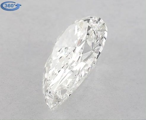Diamond Natural 0,7Ct J-VVS2 Pear - GIA6375160711