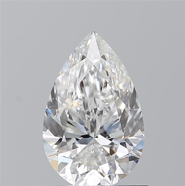 Diamond Natural 0,9Ct F-SI1 Pear - GIA2546309333