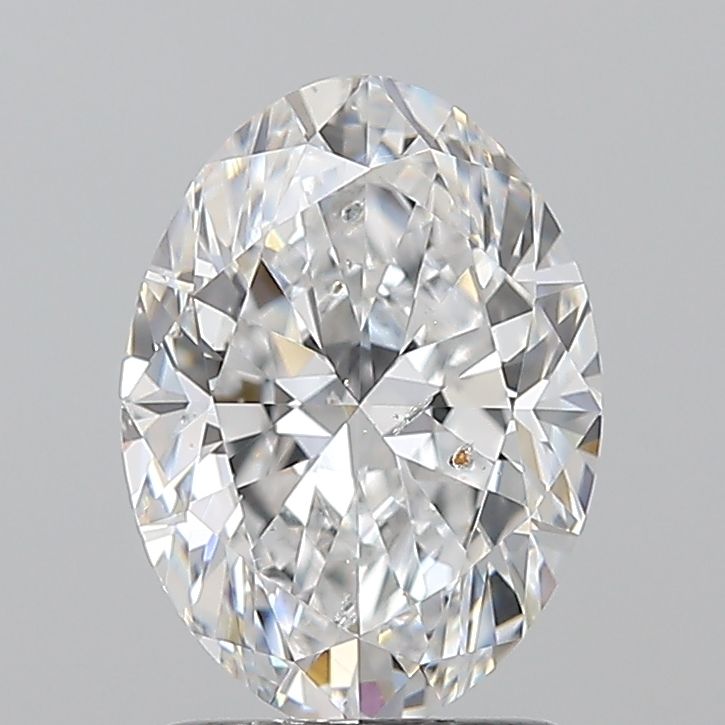 Diamond Natural 1,72Ct D-SI2 Oval - GIA7552030151