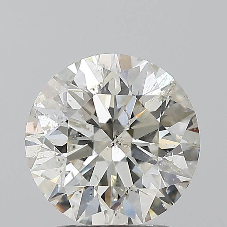 Diamond Natural 2Ct J-SI2 Round - HRD260000076161
