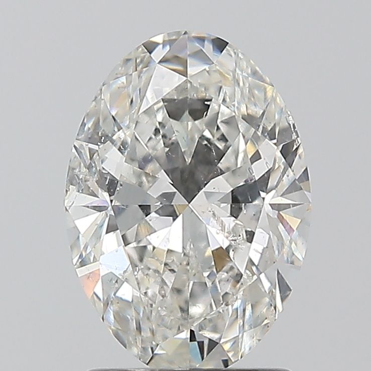 Diamond Natural 1,51Ct G-SI2 Oval - GIA6535629036