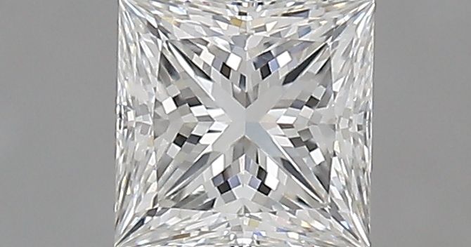 Diamond Natural 0,61Ct G-VVS1 Princess - GIA1543323311