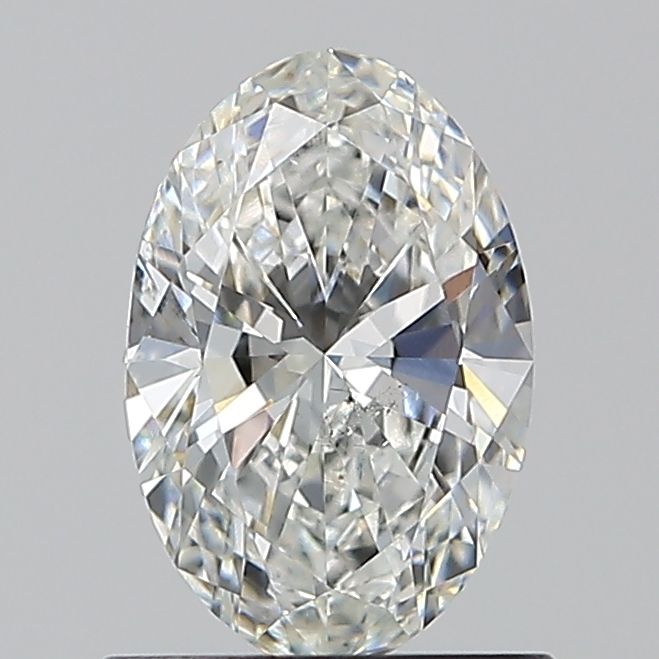 Diamond Natural 0,9Ct G-SI1 Oval - GIA1548075193