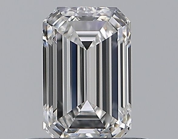 Diamond Natural 0,53Ct F-VVS2 Emerald - GIA6545448681