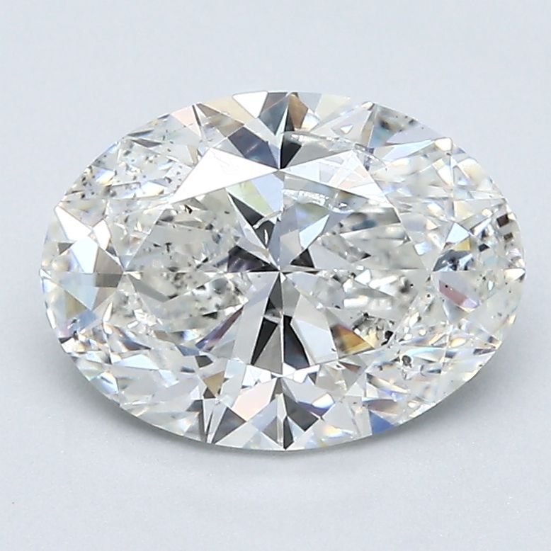 Diamond Natural 1,95Ct G-SI2 Oval - GIA6432693792
