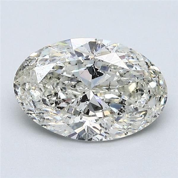 Diamond Natural 1,5Ct J-SI2 Oval - GIA3435045381