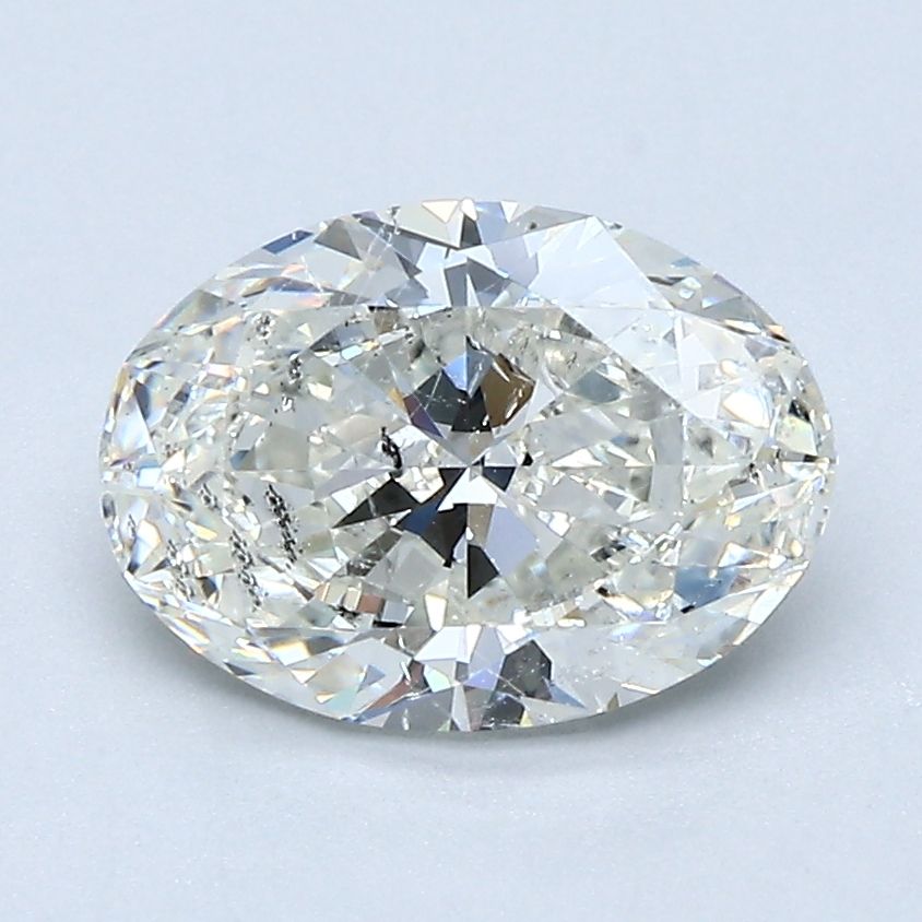 Diamond Natural 1,81Ct I-SI2 Oval - GIA1545591485