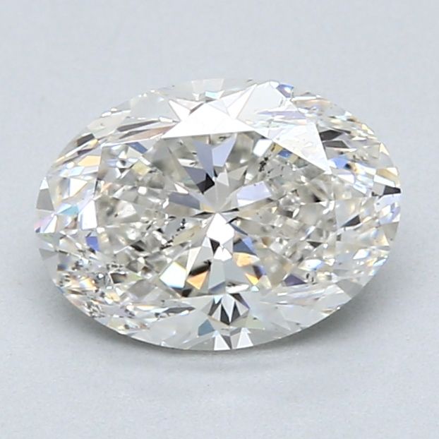 Diamond Natural 1,71Ct H-SI2 Oval - GIA7538020481