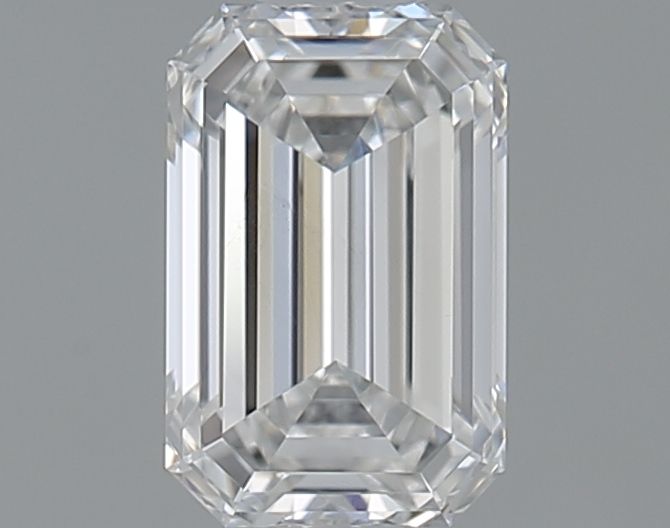 Diamond Natural 0,53Ct F-VS1 Emerald - GIA7531019843