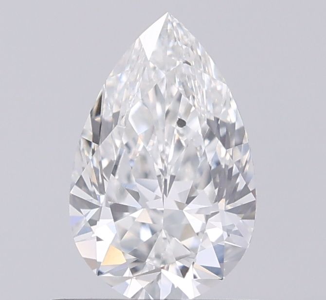 Diamond Natural 0,71Ct F-SI2 Pear - GIA7542967541