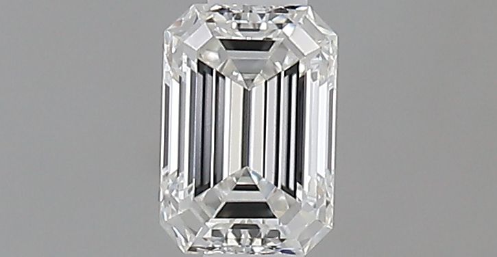 Diamond Natural 0,3Ct F-VVS1 Emerald - GIA5543019533