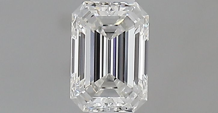 Diamond Natural 0,31Ct F-VVS1 Emerald - GIA7548005046