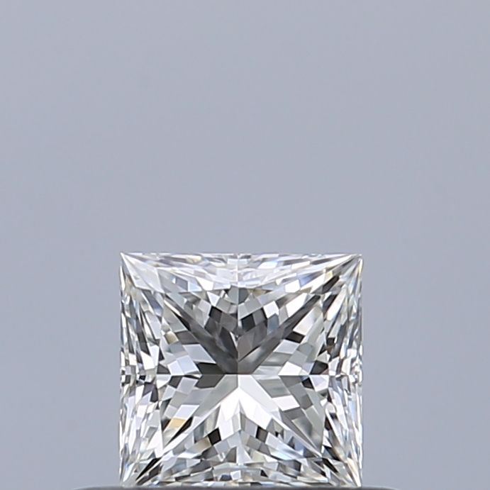 Diamond Natural 0,35Ct F-IF Princess - GIA6555165504