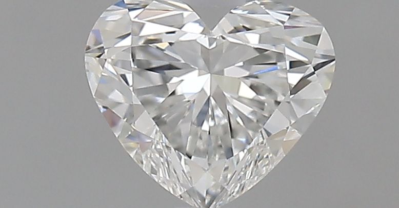 Diamond Natural 0,71Ct F-IF Heart - GIA5543300481
