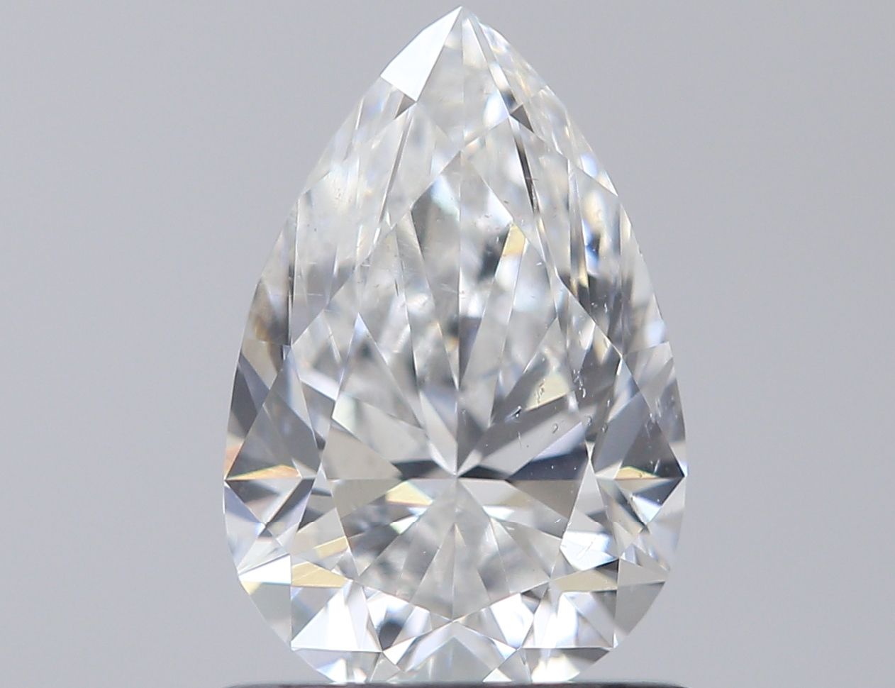 Diamond Natural 0,9Ct F-SI2 Pear - GIA7536909752