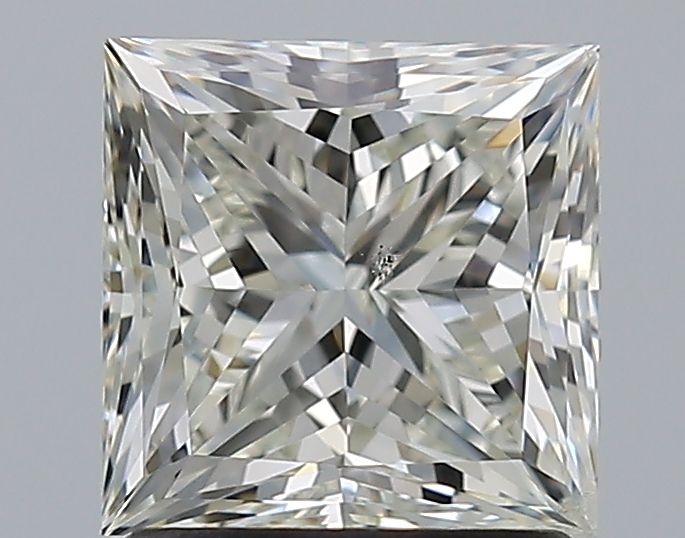 Diamond Natural 1,7Ct K-SI2 Princess - GIA7531648107