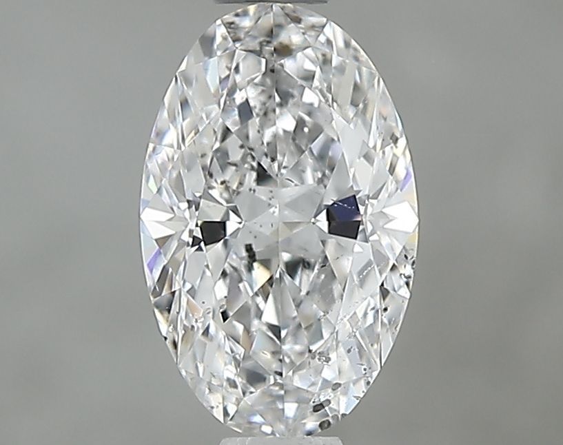 Diamond Natural 0,6Ct D-SI2 Oval - GIA6532985851