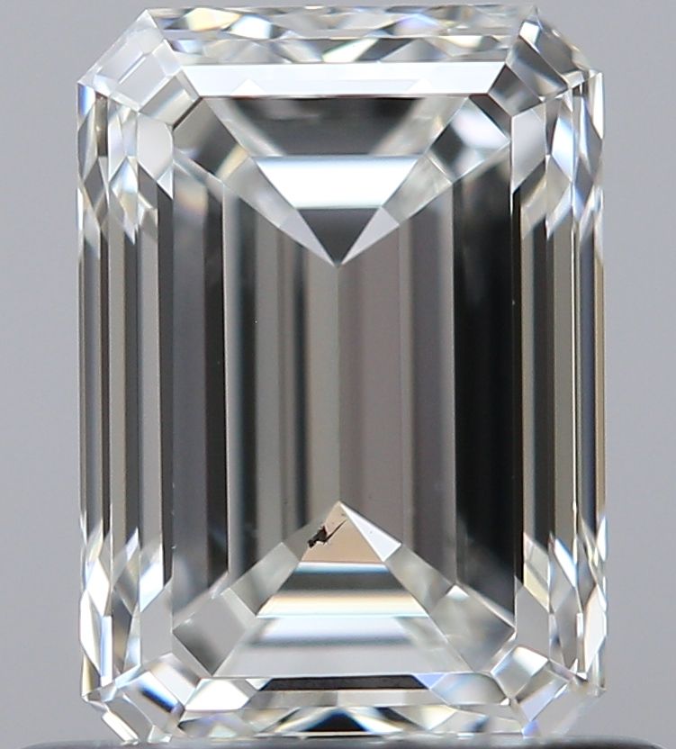 Diamond Natural 0,81Ct H-SI1 Emerald - GIA7543073631
