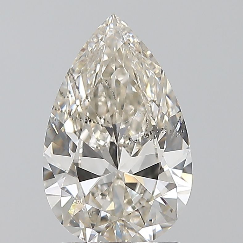 Diamond Natural 1,7Ct K-SI2 Pear - GIA2558015575