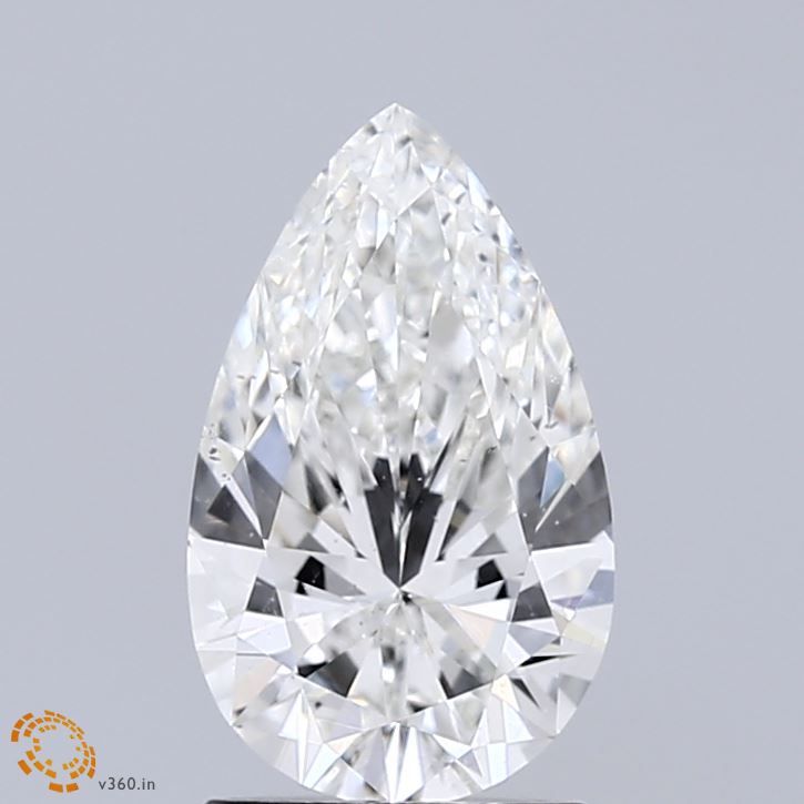 Diamond Natural 1,5Ct H-SI1 Pear - GIA1549166717