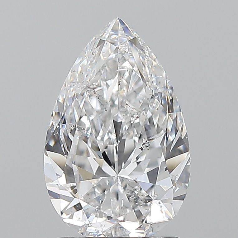 Diamond Natural 1,71Ct D-SI2 Pear - GIA6542339274
