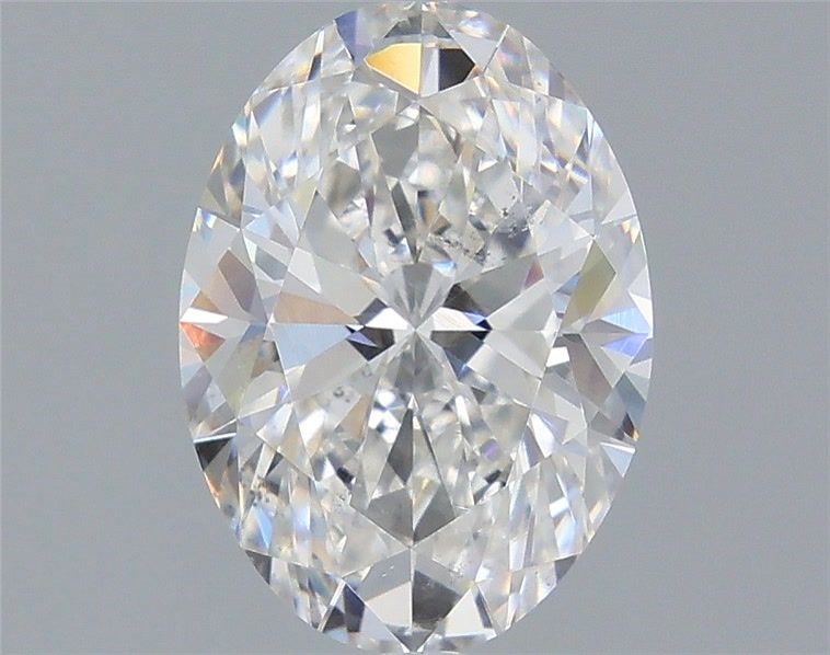 Diamond Natural 1,71Ct G-SI1 Oval - GIA6531872087