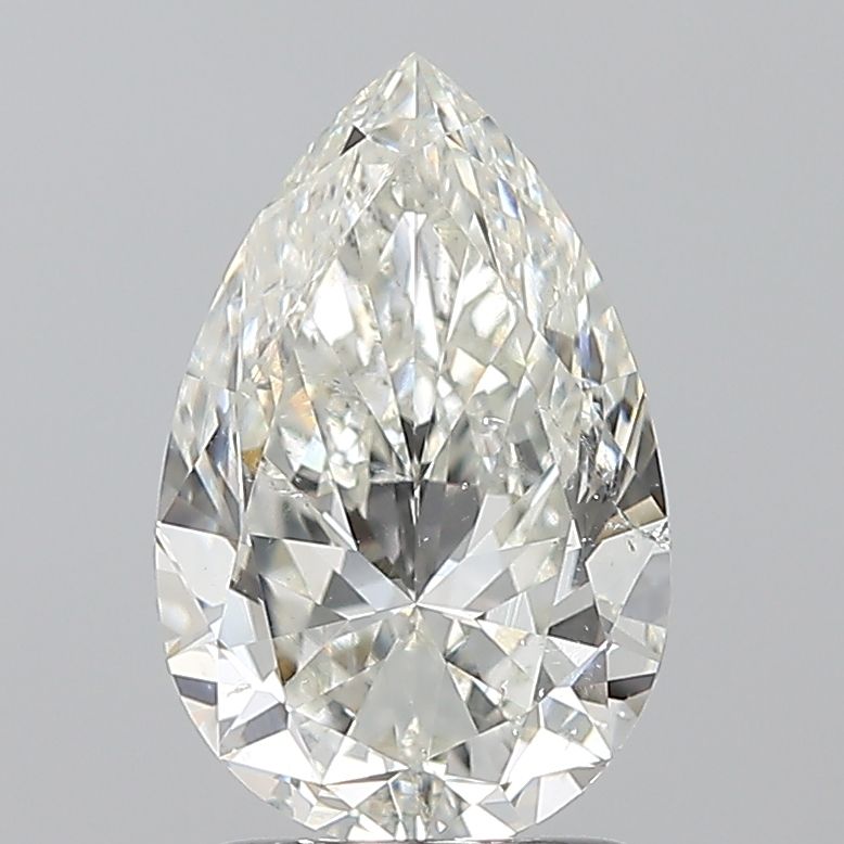 Diamond Natural 1,7Ct I-SI2 Pear - GIA2558085521