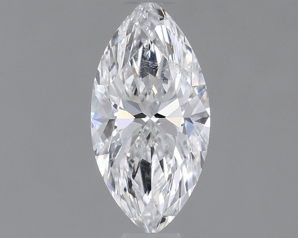 Diamond Natural 0,6Ct D-SI2 Marquise - GIA6551202473