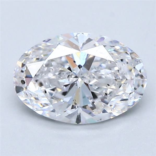 Diamond Natural 1,2Ct D-SI2 Oval - GIA7526737091