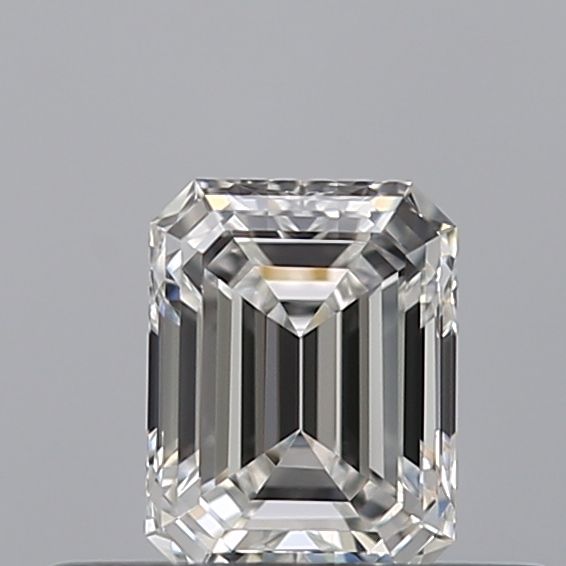 Diamond Natural 0,38Ct F-VVS1 Emerald - GIA6542181820