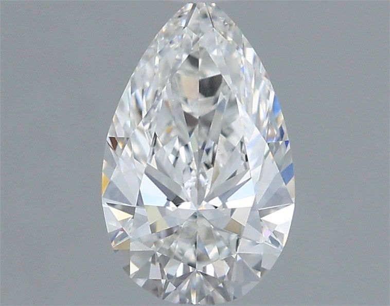 Diamond Natural 0,61Ct F-VVS2 Pear - GIA7543292544