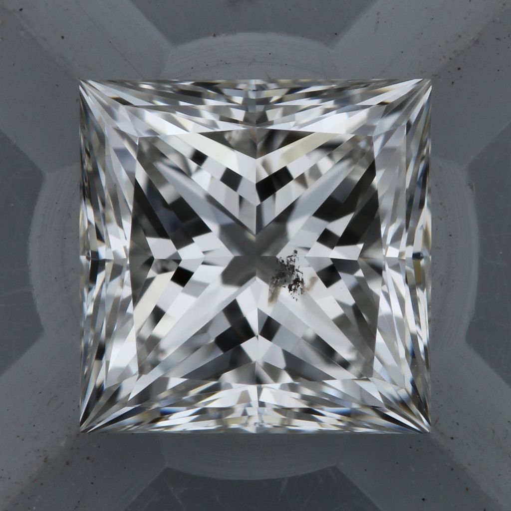 Diamond Natural 0,72Ct G-SI2 Princess - GIA1458258072