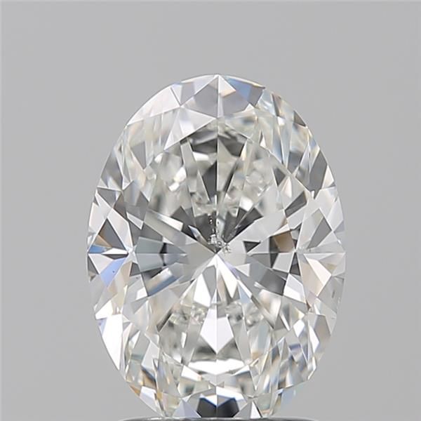 Diamond Natural 1,7Ct G-SI2 Oval - GIA1533454924