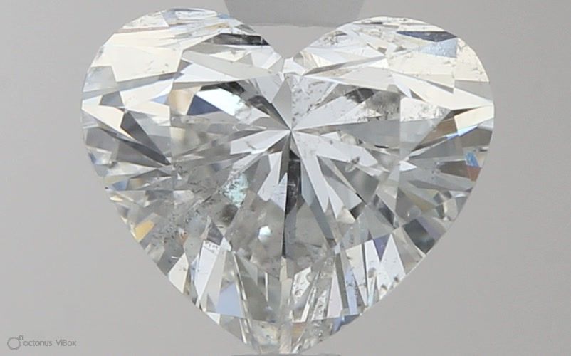 Diamond Natural 1,01Ct F-SI2 Heart - GIA7248898595