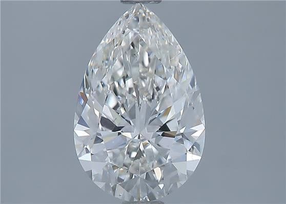 Diamond Natural 1,5Ct G-SI1 Pear - GIA6432350460
