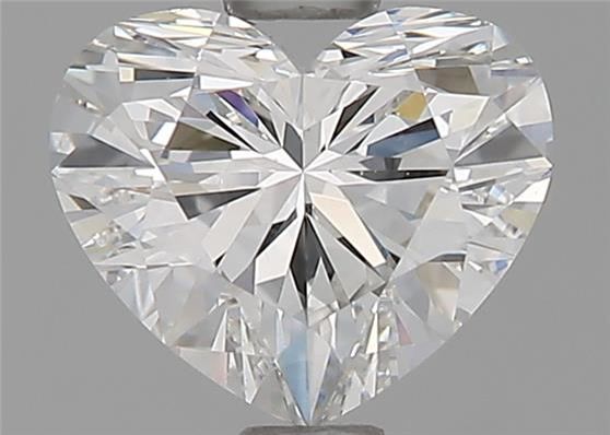 Diamond Natural 0,9Ct G-SI1 Heart - GIA6435342252
