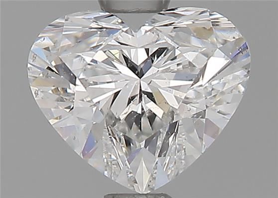 Diamond Natural 0,88Ct F-SI1 Heart - GIA6431570300