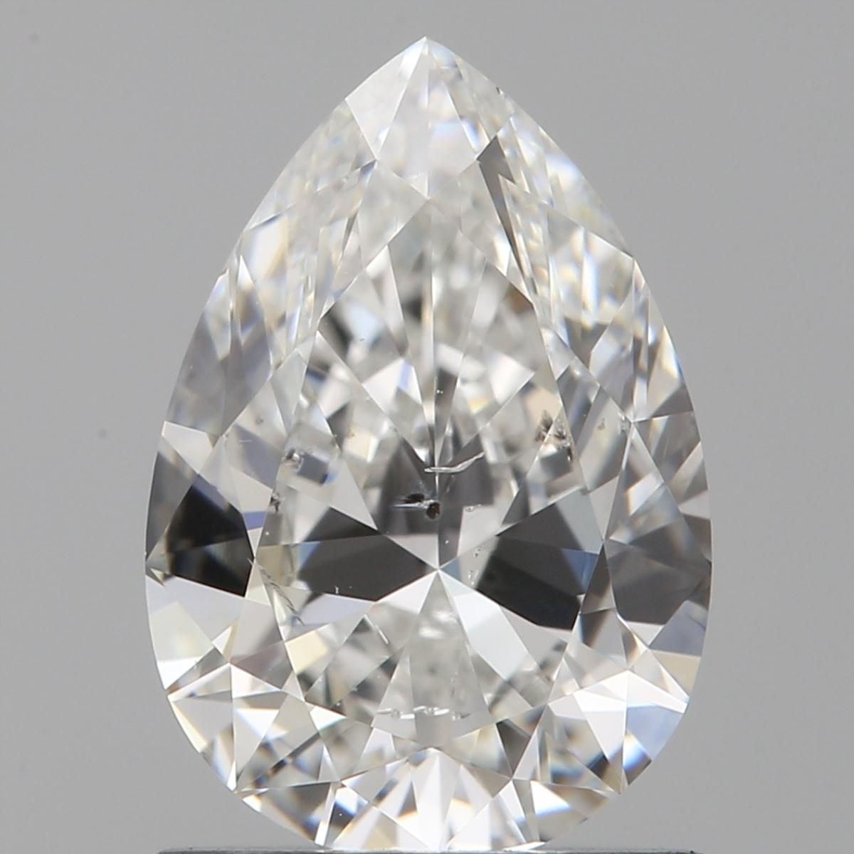 Diamond Natural 1Ct G-SI2 Pear - GIA6455846280