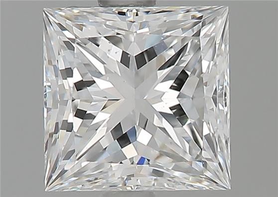 Diamond Natural 1,58Ct F-VS2 Princess - GIA2447547261