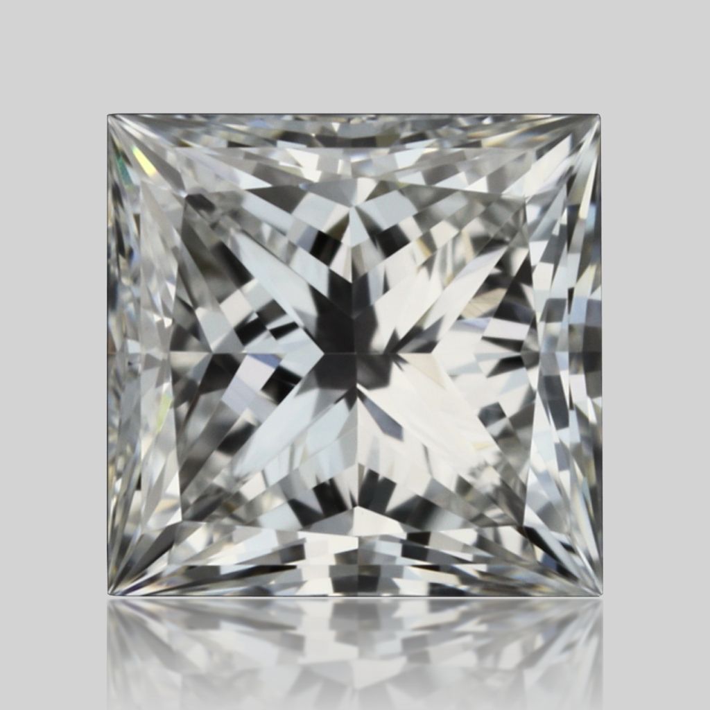 Diamond Natural 0,37Ct E-VVS2 Princess - GIA2534916862
