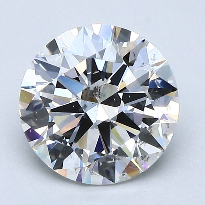 Diamond Natural 1,7Ct G-SI2 Round - GIA1445096176