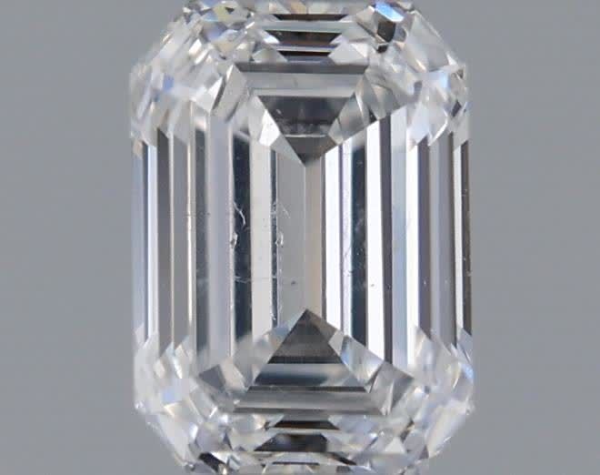Diamond Natural 0,41Ct E-SI1 Emerald - GIA7386520850