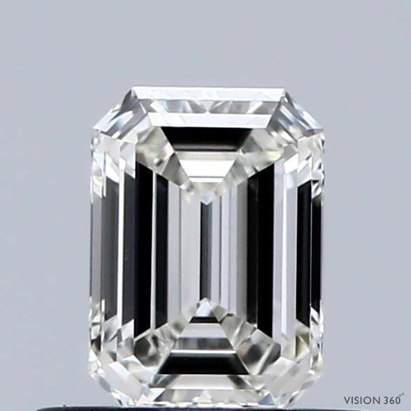 Diamond Natural 0,51Ct J-VS1 Emerald - GIA7528910511